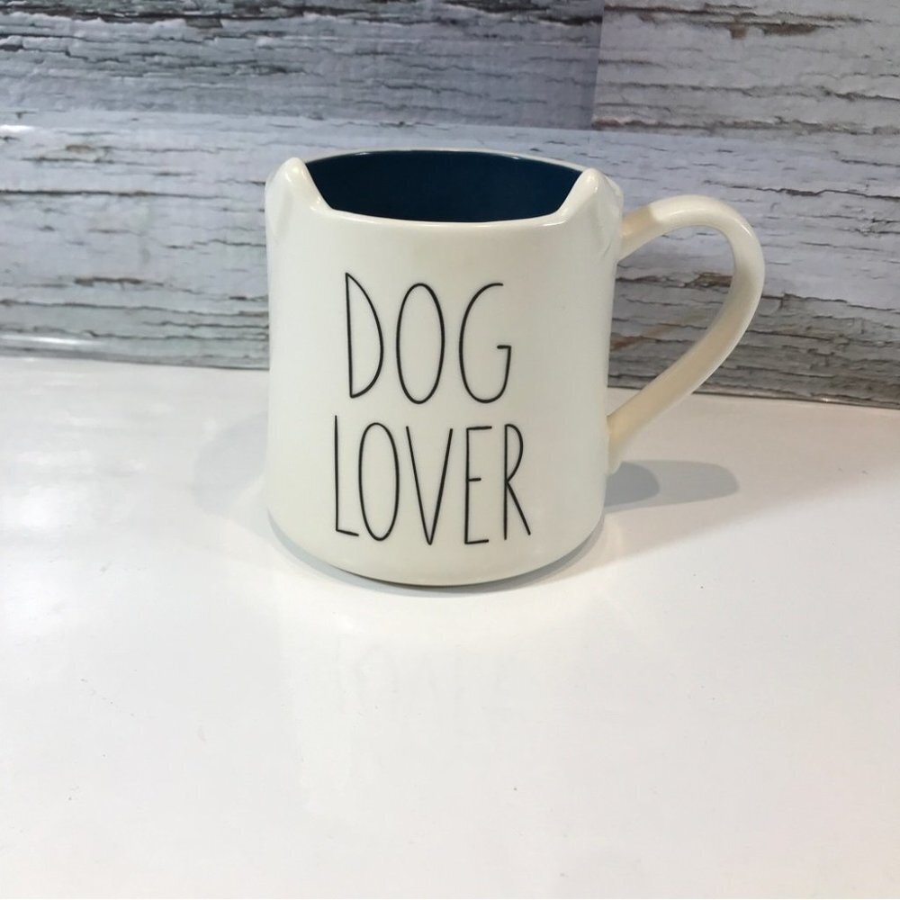 Indigo Dog Lover Coffee Cup Mug with Ears